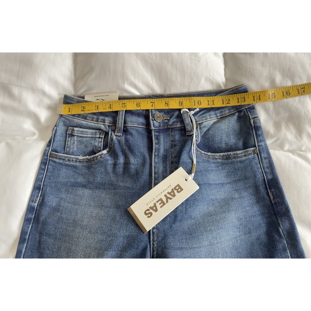 Bayeas NWT High Rise Vintage Straight Denim Jeans Nordstrom 27 x 30 - Picture 9 of 11